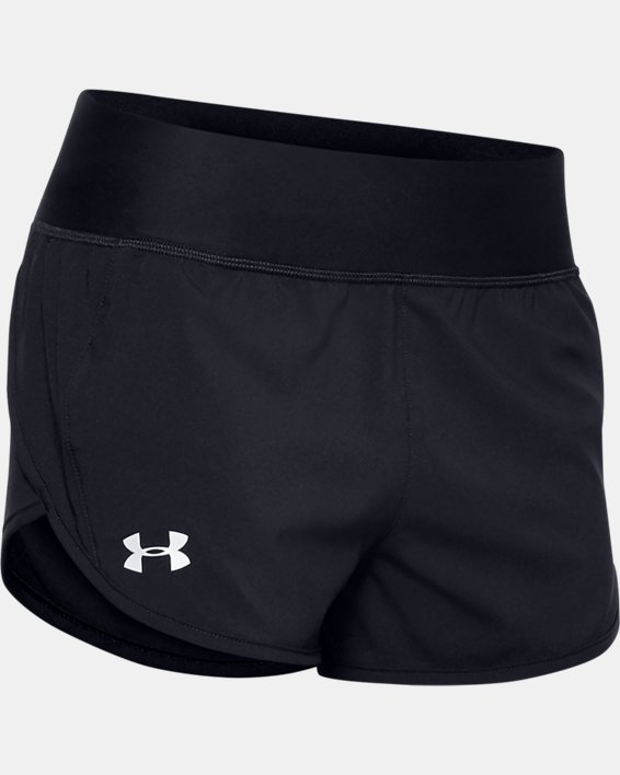 Women's UA Speedpocket Shorts, Black, pdpMainDesktop image number 6